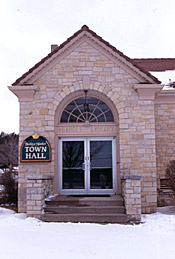 Bailey's Harbor Town Hall / Mc Ardle Library, a Building.