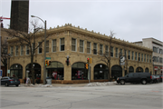 751-765 N JEFFERSON ST, a Spanish/Mediterranean Styles retail building, built in Milwaukee, Wisconsin in 1925.