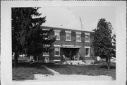 GASSMAN LANE, EAST END, a Greek Revival house, built in Belmont, Wisconsin in 1860.