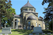 5503 W BLUEMOUND RD, a Romanesque Revival church, built in Milwaukee, Wisconsin in 1899.