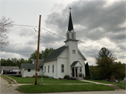 502 ENDERBY ST, a Front Gabled church, built in Wilton, Wisconsin in 1895.
