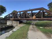 AUGUSTINE ST, a NA (unknown or not a building) pony truss bridge, built in Kaukauna, Wisconsin in 1903.
