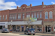 122 EAU CLAIRE ST, a Commercial Vernacular retail building, built in Mondovi, Wisconsin in 1891.