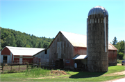 S1018 Knapp Valley Rd, a Astylistic Utilitarian Building barn, built in Clinton, Wisconsin in .