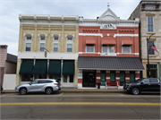 157 S MAIN ST, a Commercial Vernacular retail building, built in Lodi, Wisconsin in 1885.