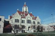 300 WASHINGTON ST, a Romanesque Revival courthouse, built in Oconto, Wisconsin in 1891.