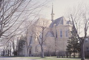 119 W 7TH ST, a Late Gothic Revival church, built in Kaukauna, Wisconsin in 1898.