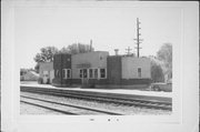 TAYLOR ST, NORTH SIDE, 100' E OF GREEN ST, a Art/Streamline Moderne depot, built in Kaukauna, Wisconsin in 1947.