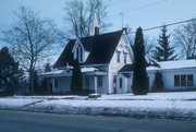 203 BRODHEAD ST, a Early Gothic Revival house, built in Mazomanie, Wisconsin in 1857.