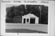 CA 8938 SIX MILE RD (STH 38), a Astylistic Utilitarian Building gas station/service station, built in Caledonia, Wisconsin in 1922.