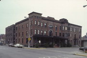 213 S CENTRAL AVE, a Romanesque Revival hotel/motel, built in Richland Center, Wisconsin in 1873.