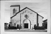 160 W 4TH ST, a Romanesque Revival church, built in Richland Center, Wisconsin in 1954.