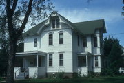 702 JACKSON ST, a Queen Anne house, built in Stoughton, Wisconsin in 1888.