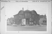 1303-1305 W GREENFIELD AVE, a Queen Anne small office building, built in Milwaukee, Wisconsin in 1884.