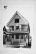 2849-51 S HERMAN ST, a Front Gabled duplex, built in Milwaukee, Wisconsin in 1911.