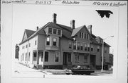 1542-44 N VAN BUREN, a Queen Anne apartment/condominium, built in Milwaukee, Wisconsin in 1889.