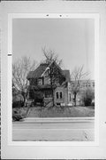 1618 N VAN BUREN, a Early Gothic Revival house, built in Milwaukee, Wisconsin in 1875.
