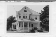 116 S VAN BUREN ST, a Queen Anne house, built in Stoughton, Wisconsin in 1905.