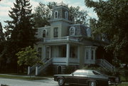613 DETROIT ST, a Second Empire house, built in Sheboygan Falls, Wisconsin in 1870.