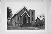 S 7TH ST, a Early Gothic Revival church, built in Galesville, Wisconsin in 1909.