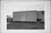 20869 S 12th ST (500 S 12TH ST), a Brutalism meeting hall, built in Galesville, Wisconsin in 1963.