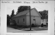 321 E DECKER ST, a Greek Revival church, built in Viroqua, Wisconsin in 1868.