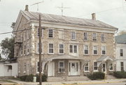 2090 N CHURCH ST, a Greek Revival house, built in East Troy, Wisconsin in 1846.