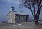 1010 NEWARK DR, a Front Gabled church, built in Farmington, Wisconsin in 1861.