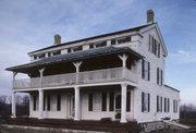 1075 N PILGRIM PARKWAY, a Greek Revival inn, built in Brookfield, Wisconsin in 1848.