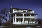 1075 N PILGRIM PARKWAY, a Greek Revival inn, built in Brookfield, Wisconsin in 1848.