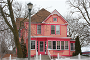 718 S MADISON ST, a Queen Anne house, built in Chilton, Wisconsin in 1895.