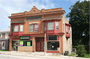 2014-2016 WISCONSIN AVE, a Commercial Vernacular retail building, built in New Holstein, Wisconsin in 1911.