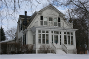 2119 PROSPECT ST, a Dutch Colonial Revival house, built in New Holstein, Wisconsin in 1908.