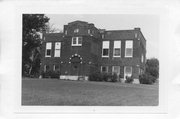 1648 CTH N, a Neoclassical/Beaux Arts one to six room school, built in Pleasant Springs, Wisconsin in 1921.