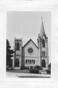 ACROSS FROM 453 E CHURCH RD, a Early Gothic Revival church, built in Christiana, Wisconsin in 1897.