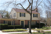 2625 E Olive St, a Colonial Revival/Georgian Revival house, built in Shorewood, Wisconsin in 1951.