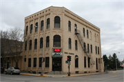 66 S MACY ST, a Italianate retail building, built in Fond du Lac, Wisconsin in 1869.