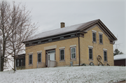 N2331 COUNTY HIGHWAY D, a Greek Revival house, built in Hebron, Wisconsin in 1848.