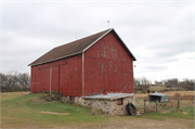 W114 HOOPER ROAD, a Astylistic Utilitarian Building barn, built in Palmyra, Wisconsin in .