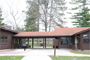 South Lake Road, DEVIL'S LAKE STATE PARK, a Contemporary pavilion, built in Baraboo, Wisconsin in 1954.