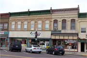 231-235 E WALWORTH AVE, a Italianate retail building, built in Delavan, Wisconsin in 1871.
