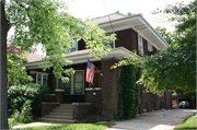 508 N WEST AVE, a American Foursquare house, built in Waukesha, Wisconsin in 1915.