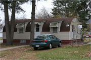 503 LEWIS ST, a Quonset house, built in River Falls, Wisconsin in 1946.