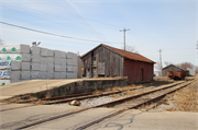 LEWELLEN ST, ALONG RR TRACKS, a Astylistic Utilitarian Building depot, built in Marshall, Wisconsin in .