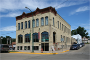 203 W LAKE ST, a Italianate retail building, built in Lake Mills, Wisconsin in 1892.