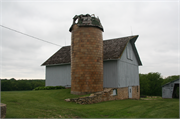 10000 CTH F, a Astylistic Utilitarian Building barn, built in Fulton, Wisconsin in 1880.