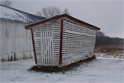 3428 Vilas Road, a Astylistic Utilitarian Building corn crib, built in Cottage Grove, Wisconsin in 1880.