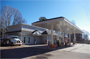 407 RITTENHOUSE AVE, a Romanesque Revival gas station/service station, built in Bayfield, Wisconsin in .