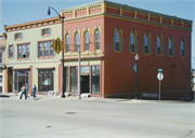 201-203 S MAIN ST, a Italianate retail building, built in Jefferson, Wisconsin in 1884.