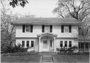 2816 COLUMBIA RD, a Colonial Revival/Georgian Revival house, built in Shorewood Hills, Wisconsin in 1914.